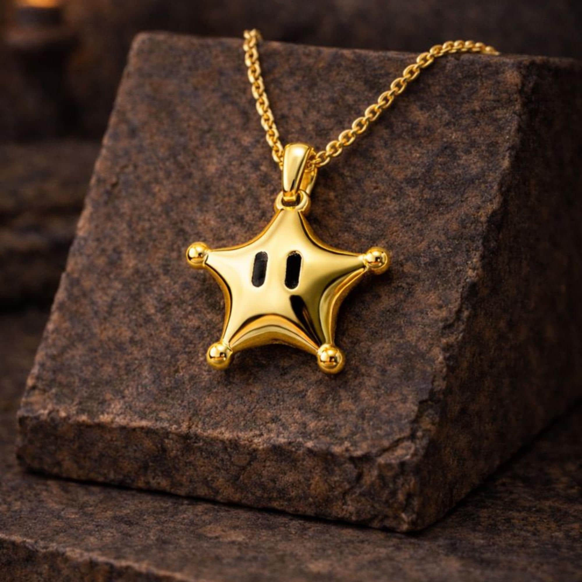 Collar de la Gran Estrella de Mario – Colgante de Mario Galaxy