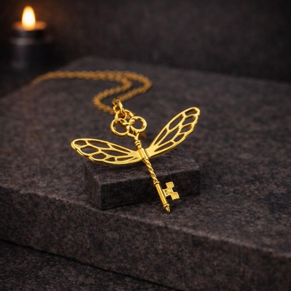 Winged Keys Necklace (HP)