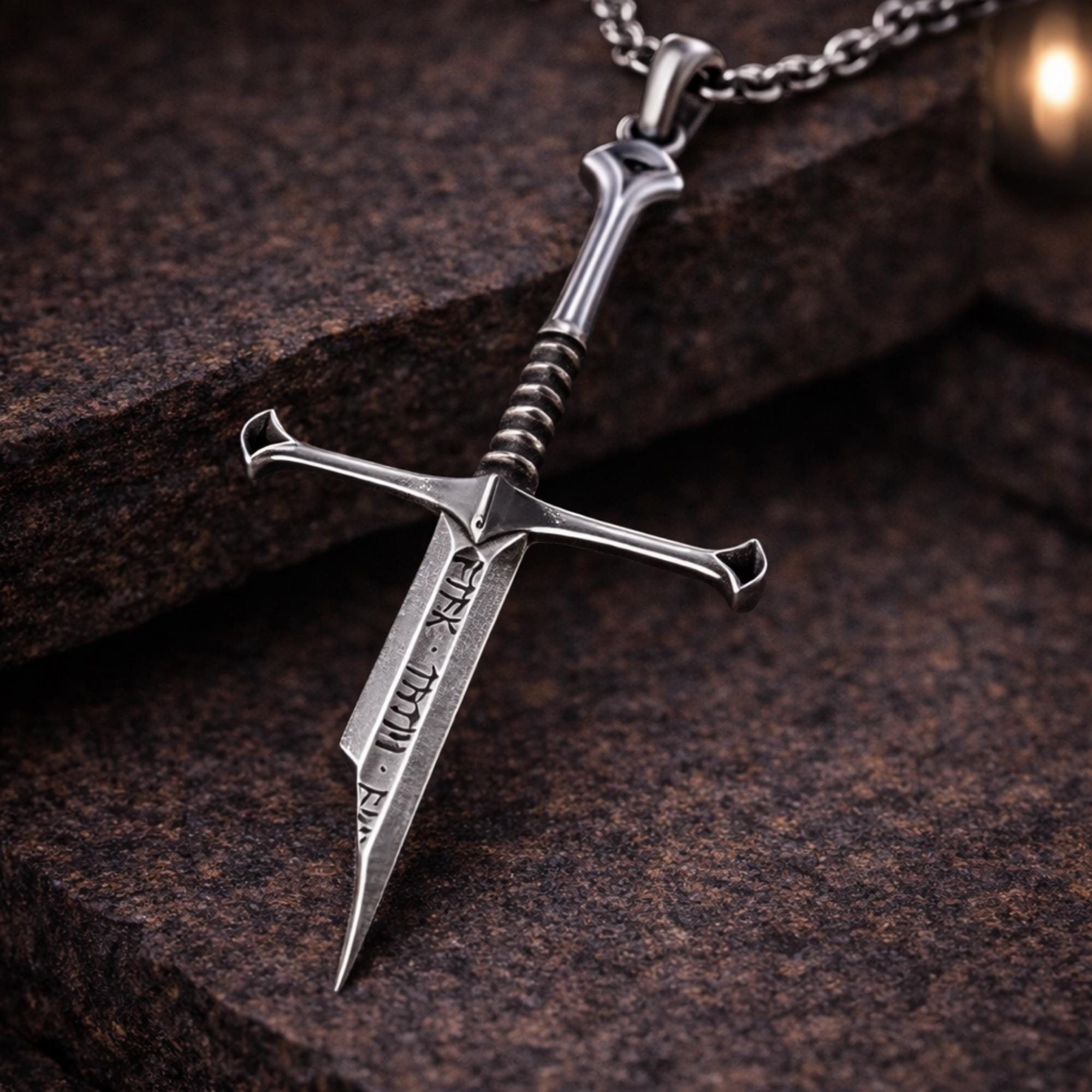 Narsil Broken Sword Pendant
