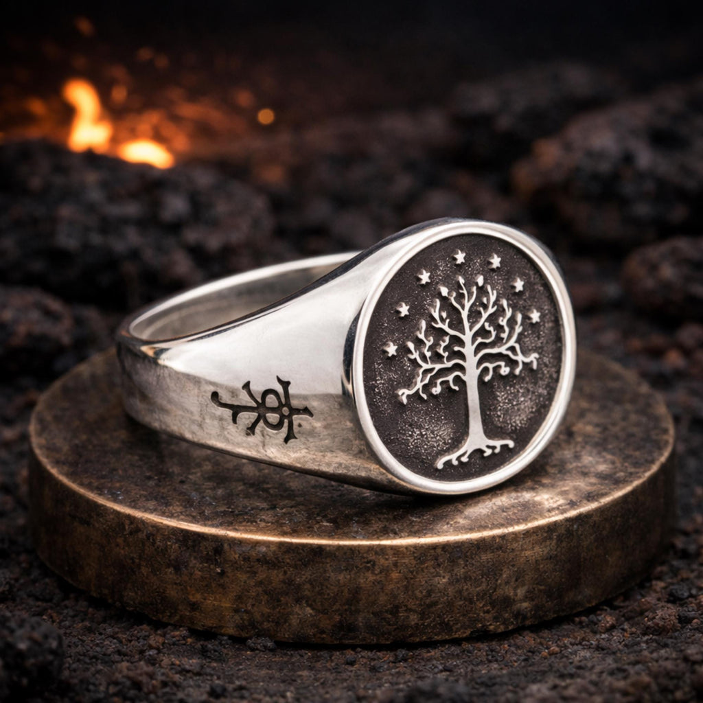 Tree of Galathilion Elven Ring (LOTR)