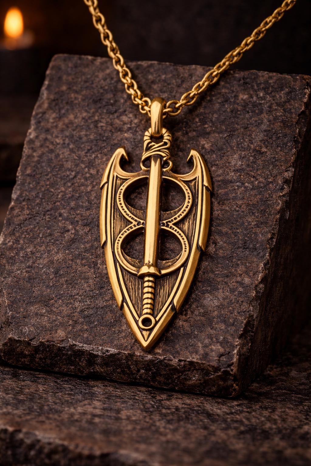 Amulet of Akatosh Necklace