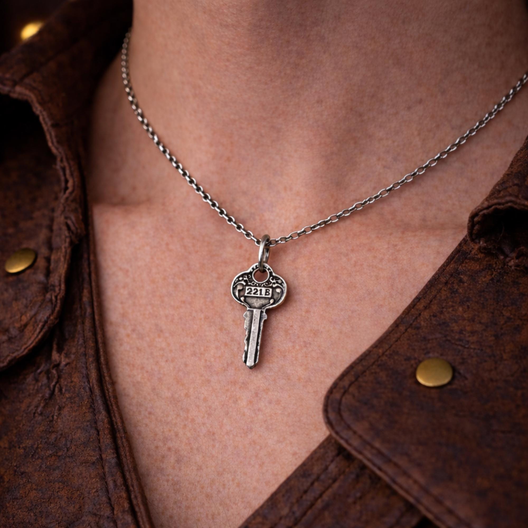 221B Key Necklace
