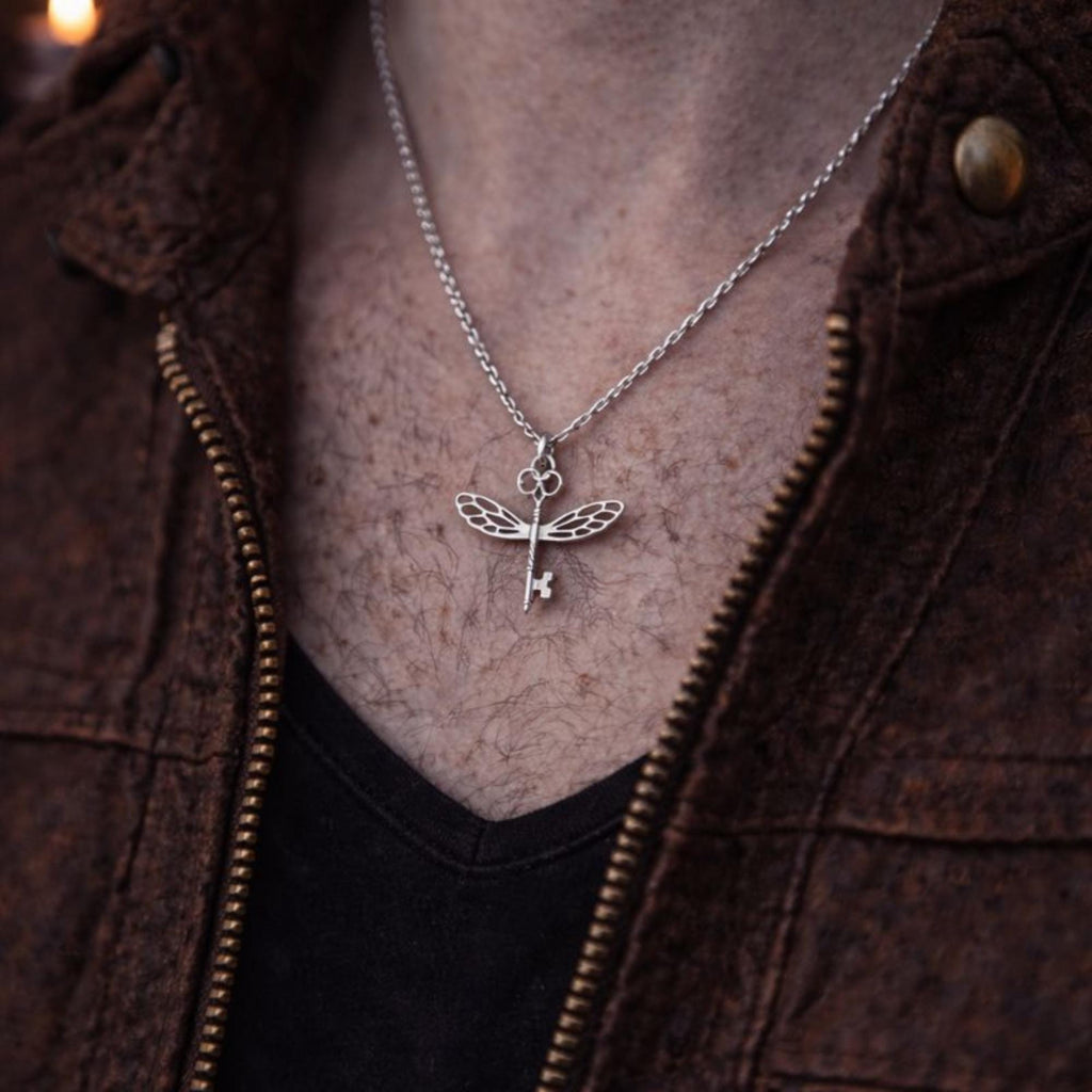 Winged Keys Necklace (HP)