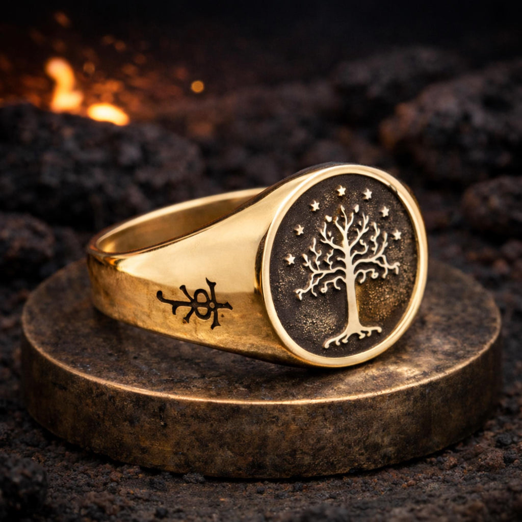 Tree of Galathilion Elven Ring (LOTR)