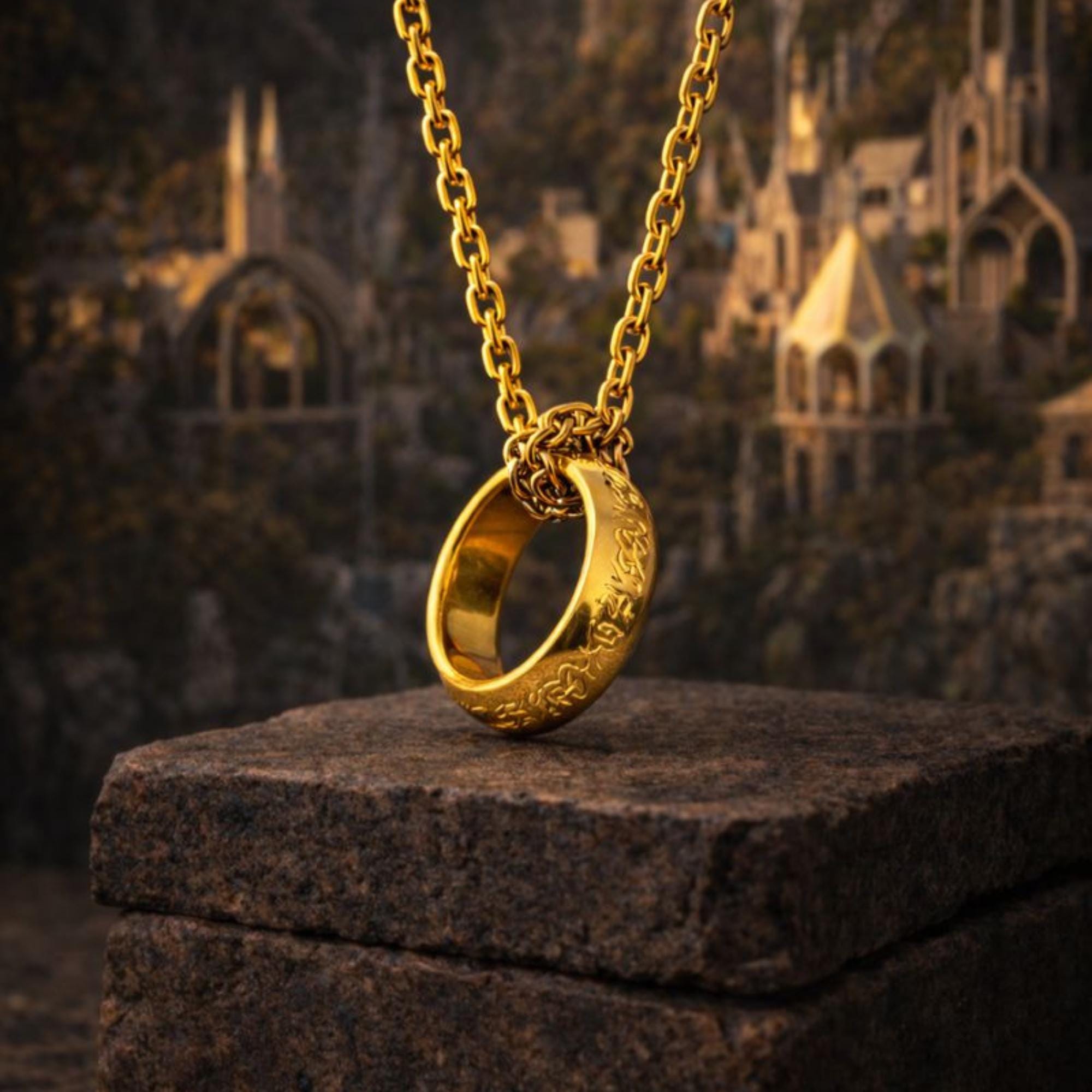 Elvish Ring Pendant