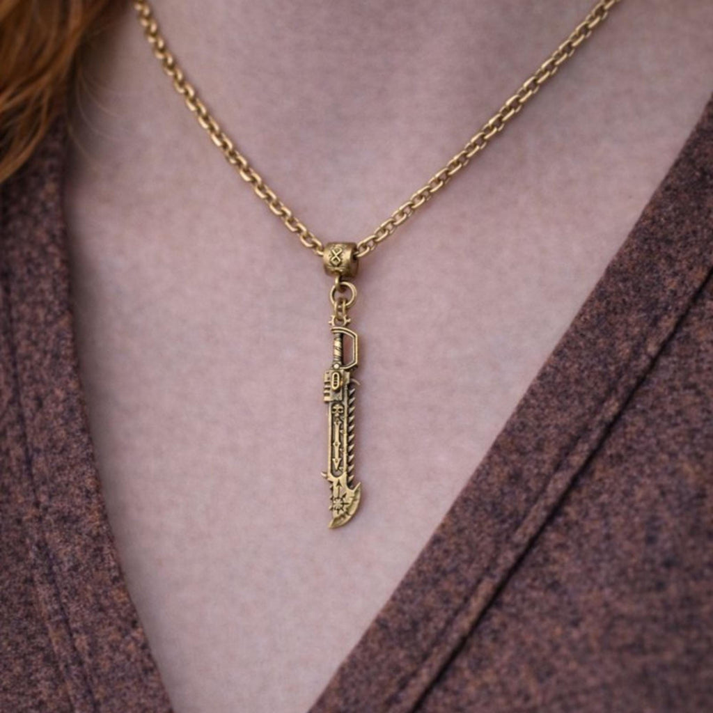 Warhammer 40k Chainsword Necklace