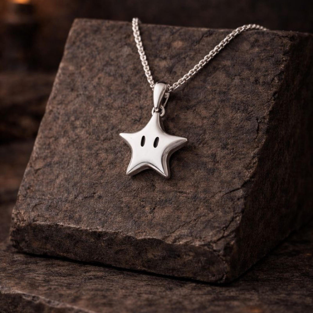 Mario Super Star Necklace