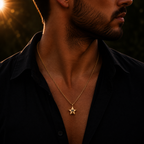 Mario Super Star Necklace