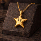 Mario Super Star Necklace