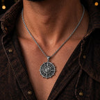 Black Sun Shield Necklace – Crimson Desert