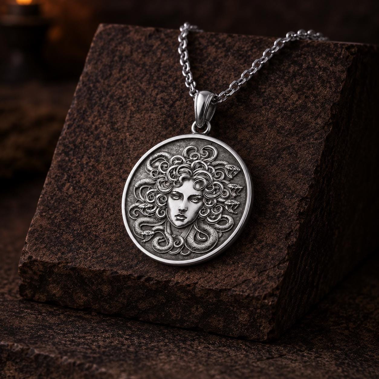 Medusa Pendant – Snake Necklace