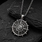 Black Sun Shield Necklace – Crimson Desert
