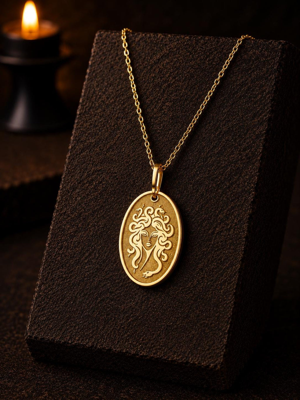 Medusa Necklace – Gothic Pendant