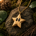 Mario Super Star Necklace